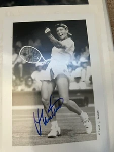 martina navratilova autograph Photo - Picture 1 of 1