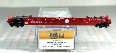 MICRO-TRAINS Z SCALE 70' WELL CAR ATCHISON, TOPEKA & SANTA FE 54000153 - Image 1 of 3