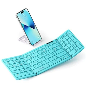 Clavier Bluetooth Pliable - Mini Portable Clavier sans Fil avec Pavé Numériqu... - Photo 1/7