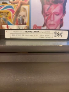 Original super rare south park vhs Spirit Of Christmas talent agency tape. - Picture 1 of 6