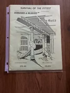 Judges Guild D&D Module Survival of the Fittest (1st) Fair+ - Picture 1 of 2