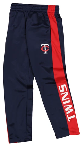 Outerstuff MLB Youth (8-20) Minnesota Twins Side Stripe Slim Performance Pant Cover