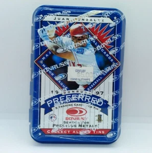 Donruss Preferred Tin 1997 set 5 confezioni Juan Gonzalez\ MLB nuovo sigillato - Foto 1 di 4