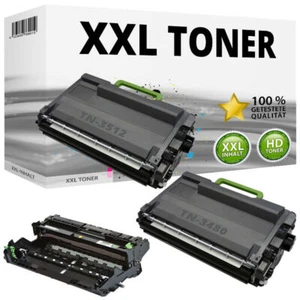 TONER kompatibel Brother TN-3480 TN-3512 DR-3400 DCP-L550-DN HL-L5000- - Bild 1 von 14