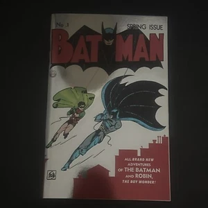 NYCC 2023 EL CÓMIC COMO NUEVO BATMAN #1 FACSÍMIL FORMATO LÁMINA PLATA CÓMIC - Imagen 1 de 2