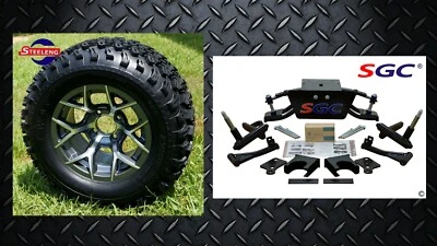 Club Car DS Golf Cart 6" A-Arm Lift Kit + 12" Wheels and 23" Tires (1982-2003) — 第 1/4 张图片