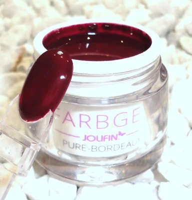 Jolifin UV LED Farbgel Farbe Pure Bordeaux  Nagelstudio Gel Nagelstudio Trend EU - Bild 1 von 2