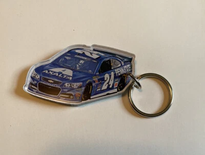 Jeff Gordon Penn State Axalta 2015 acrylic key ring with mirror back - Image 1 of 4