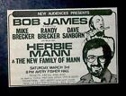 Bob James Brecker Brothes Dave Sanborn Herbie Mann 1979 New York City Concert Ad