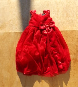 Girls Size Small (5) Red Holiday Dress, Sleeveless Full Tulle by Chantilly Place - Picture 1 of 6
