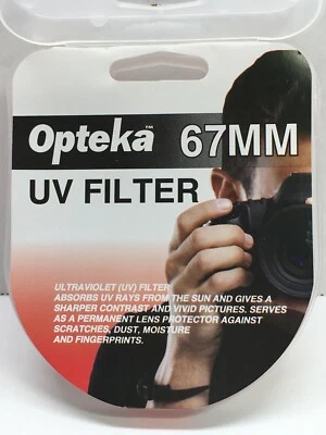 Opteka 67mm UV Camera Filter OPT67MMUV - Image 1 of 4