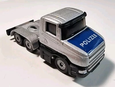 Siku Silver Scania Diecast/Plastic Police Truck Polizei Tractor Only - Image 1 of 4