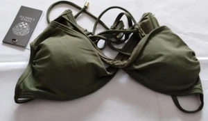 Vince Camuto Safari Green Swim Top Size XS - Picture 1 of 2