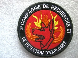 ECUSSON CYNOPHILE DETECTION EXPLOSIFS CHIEN 2° CRDD EED EOD MINEX NEDEX VARIANTE - Imagen 1 de 1