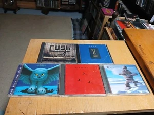 Rush cd lot/5 Hold Your Fire,Fly By Night,Test For Echo,Roll the Bones - Imagen 1 de 2