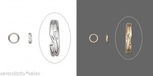 SPLIT RINGS 12mm Findings for Jewelry Crafts Keys GOLD or NICKEL 25/ 50/100/500 - Picture 1 of 4