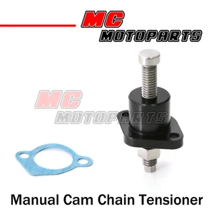 Black CNC Manual Cam Chain Tensioner For Yamaha YZF-R6 06-17 08 09 10 11 12 -MC - Picture 1 of 2