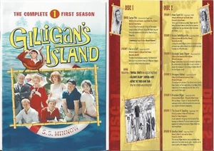 Gilligan's Island First Season 1 Episode Guide From DVD Set Great Shape! - Imagen 1 de 3