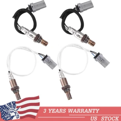 Juego de 4 sensores de oxígeno O2 para Chevrolet Silverado 1500 2014-2017 4,3 L 5,3 L 6,2 L Foto 1 de 4