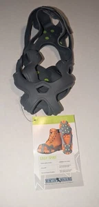 Large shoe cover winter anti slip traction cleats spikes easy on off over shoe - Picture 1 of 2