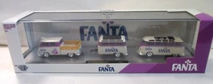 M2 MACHINES FANTA 1960 VW DOUBLE CAB TRUCK & 1960 15 WINDOW BUS 1:24 SCALE NIB - Picture 1 of 6