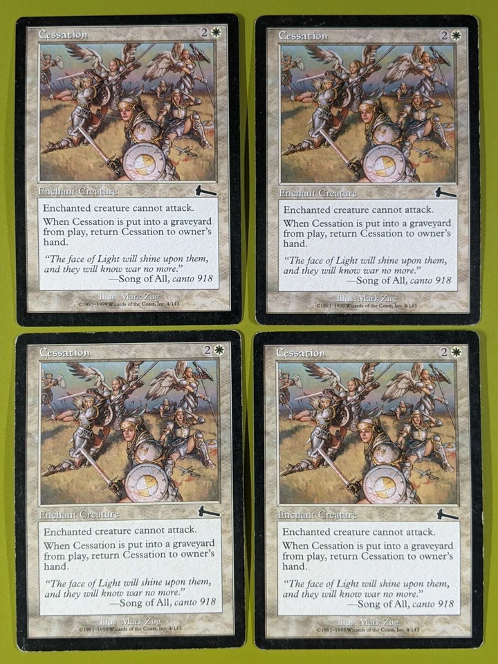 Cessation x4 Urza's Legacy 4x Playset Magic the Gathering MTG - Image 1 of 1