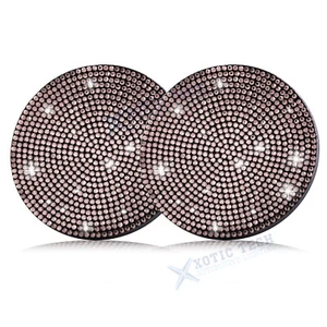 Sparkly Crystal Cup Holder Coaster Car Interior Accessories For Women and Girls - Picture 1 of 32