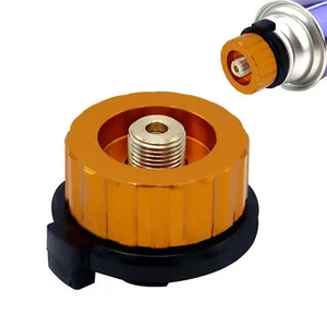 Camping Stove Can Butan Gas Adapter Convert Fuel Canister Tank Conversion Head - Picture 1 of 4