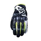 Five Rs C White Fluro Yellow Motorcycle Gloves 3X Large Gfrsc0058