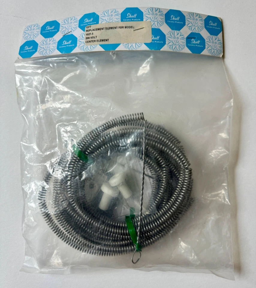 Skutt Part #1377 model 1027-3 208 volt Center Element KMT/KM1027-3”, KS1027 NEW - Image 1 of 4
