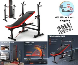 Multi-Kraft-Trainingsgerät gewichtsverstellbar Fitnessstudio zu Hause Fitnes 600Lb 4 in1 - Bild 1 von 11