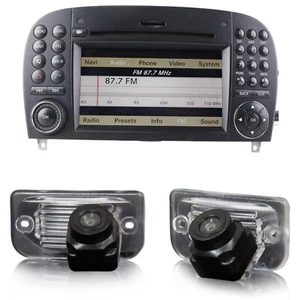 Radio GPS Autoradio + Cámara de respaldo para automóvil para Mercedes-Benz SL R230 SL55AMG SL63AMG - Imagen 1 de 8