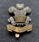 Original Ww2 The Welch Regiment Cap Badge