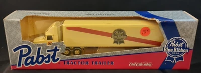 Semi cinta azul Ertl Pabst 1/64, tractor Volvo, en caja Foto 1 de 4
