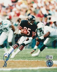 FOTO 8x10 firmada por Dennis McKINNON Chicago Bears con certificado de autenticidad Beckett (BAS) - Imagen 1 de 1