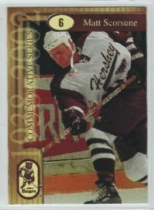 Matt Scorsune 2001-02 Hershey Bears (AHL) 