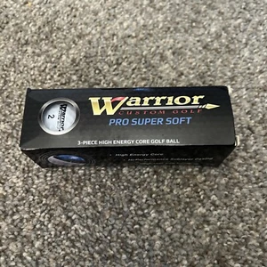 Warrior Custom Golf Balls Pro Super Soft 3 Balls - Picture 1 of 1