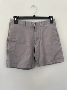 J. Crew Flex Chino Shorts Herren 31 vorne flach grau - Bild 1 von 5