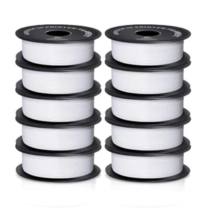 10 kg 1 kg/Rolle PETG weiß GEEETECH 3D Drucker Filament 1,75 mm PETG Filamente USA - Bild 1 von 8