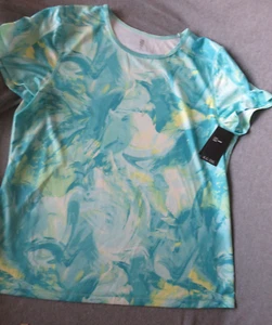 NWT IDEOLOGY WOMEN'S PERFORMANCE TOP SHORT SLEEVE T-SHIRT XL - Picture 1 of 7