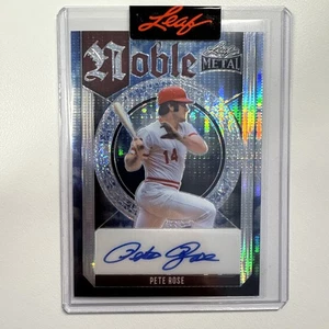 2023 Leaf Metal- Pete Rose Autograph 1/1 Pre-Production Proof - Picture 1 of 6