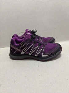 SALOMON XA ELITE OUTLINE WOMENS WALKING SHOES PURPLE UK 6 EU 39 - Picture 1 of 9