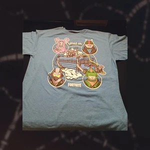 Youth/ Children's XL Fortnite Squad Up Light Blue T-shirt - Picture 1 of 4
