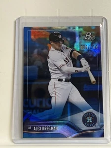 2021 Bowman Platinum Alex Bregman Blue SP Refractor /150 Houston Astros - Picture 1 of 2