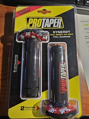 Empuñaduras de manillar ProTaper de 7/8" para motocicleta empuñadura de goma todoterreno dirtbikea Foto 1 de 2