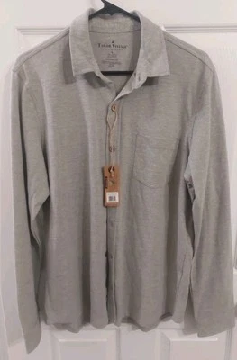 Camisa Taylor De Colección Connecticut Originales Gris Manga Larga Abotonada Para Hombres Grande Nueva Con Etiquetas Foto 1 de 4