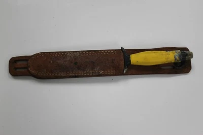Vintage 1971? Gerber Mark II Yellow Handle Dive Knife(GMKIIYA1-2) - Image 1 of 4