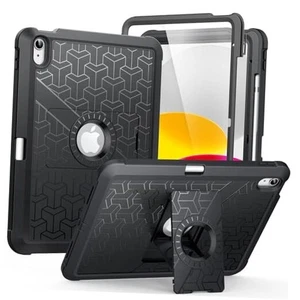 for iPad (A16) 11th/10th Generation Case 2025/2022, Heavy Duty Black - Picture 1 of 7