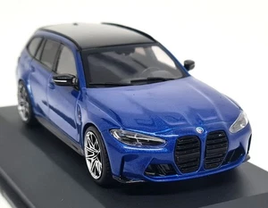 Solido 1/43 BMW M3 Touring G81 Competition San Marino Blue Diecast Model Car - Picture 1 of 8