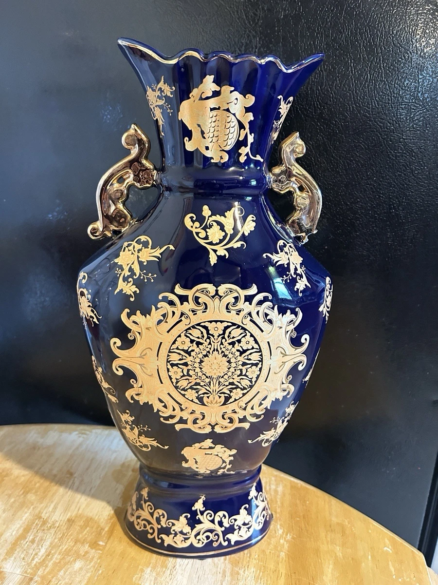 陶瓷黄金古风原创中国风花瓶| eBay